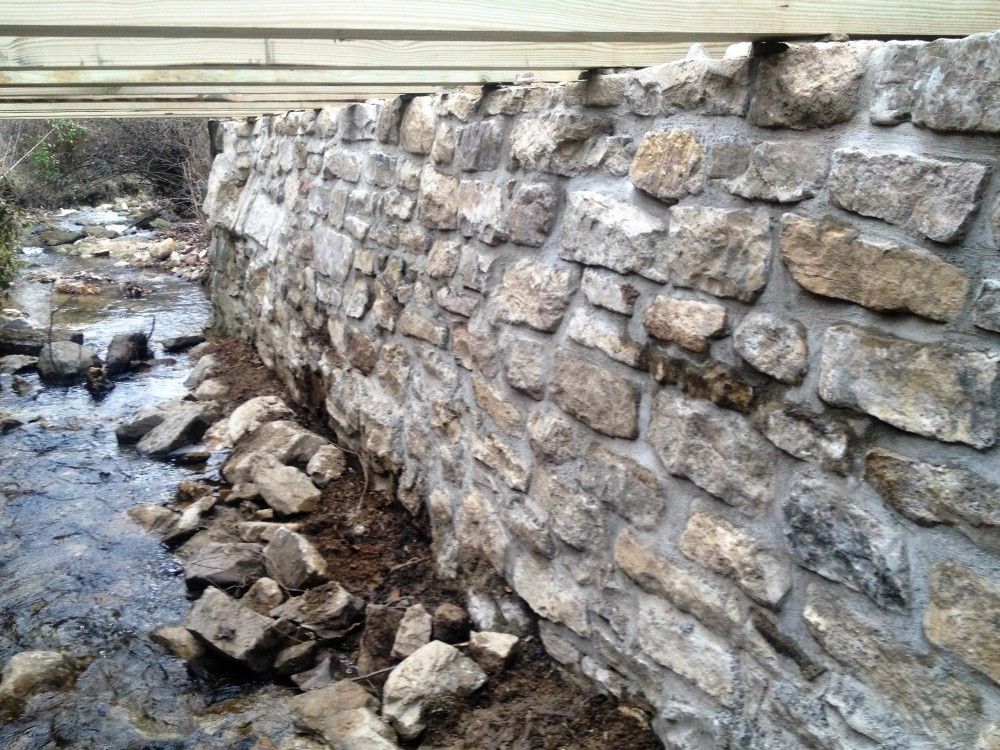 Creek Wall Detail